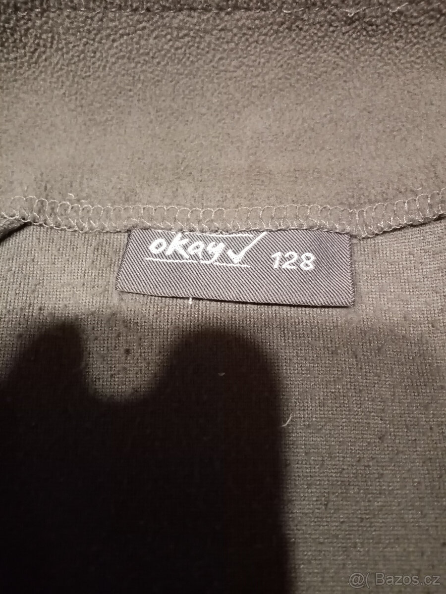 fleecová mikina vel. 122/128 - 2