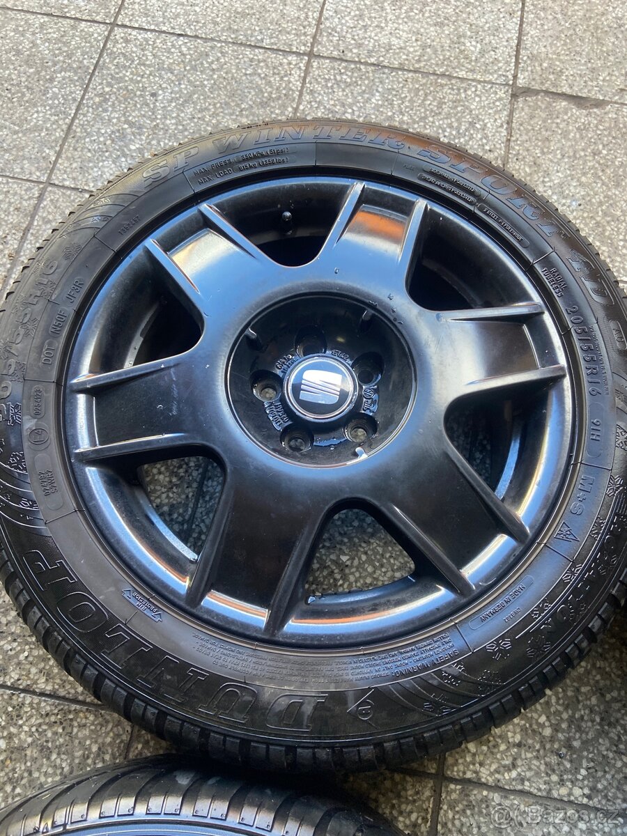 Alu kola 5x100 r16 Volkswagen Black - 2