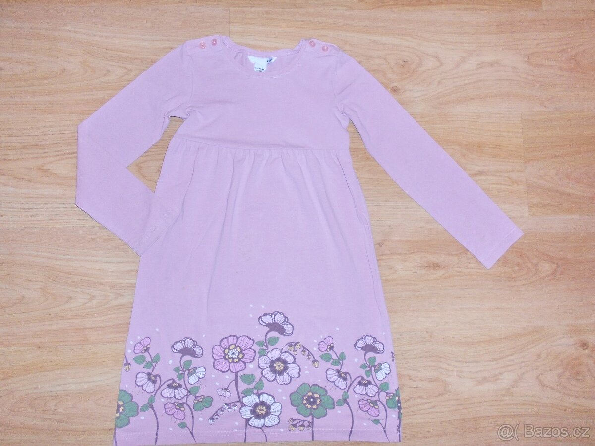 Dívčí šaty vel.122/128 zn.H&M a 134/140 zn.Y.D - 2