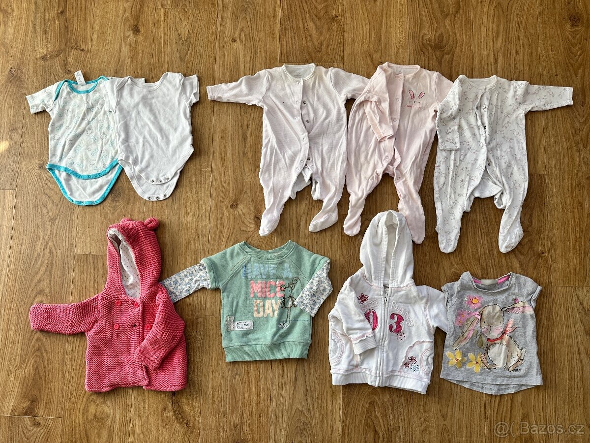 dívčí set oblečení 3-6 měs, vel 68, - 2