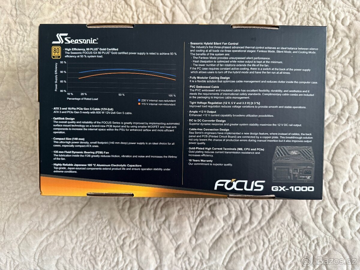 Seasonic Focus GX-1000 ATX 3.1 - 2