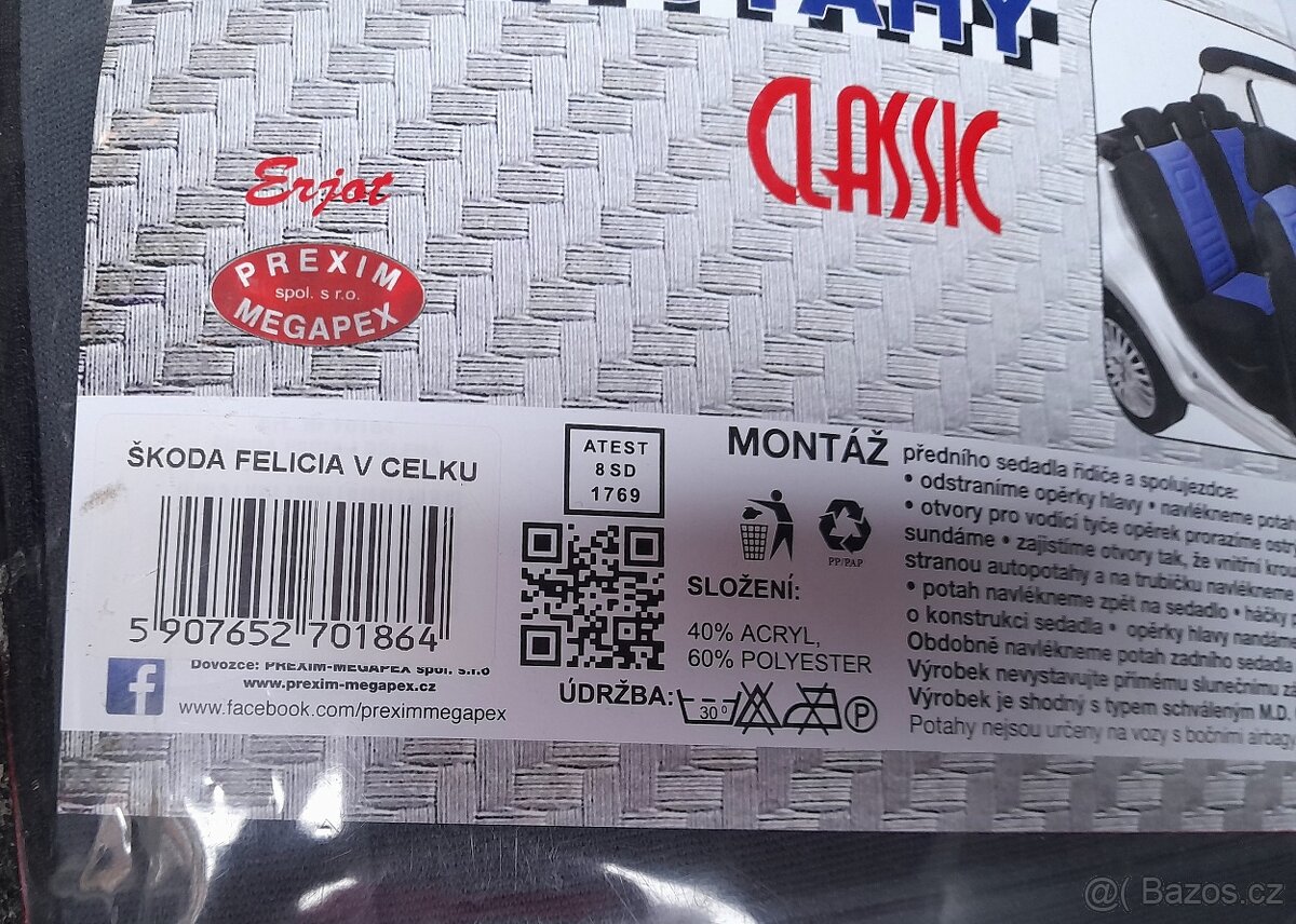 ŠKODA FELICIA AUTO POTAHY - 2