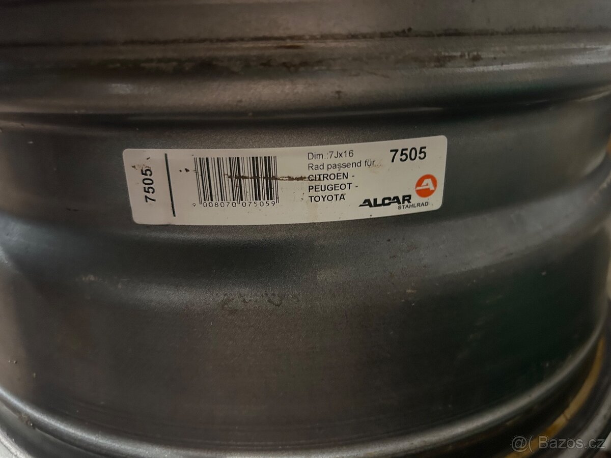 Plechové disky 16" Toyota Proace - 2