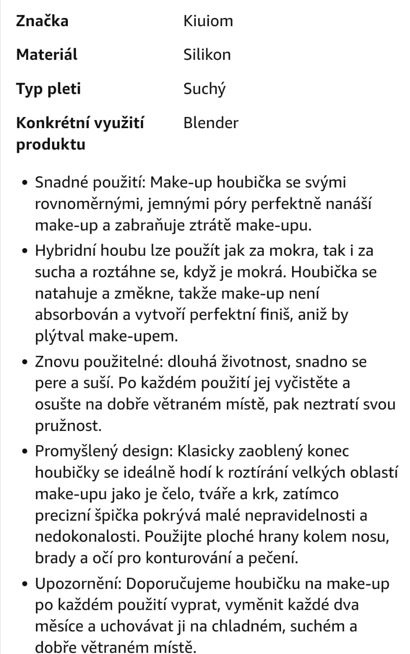Houbičky na make up - 2