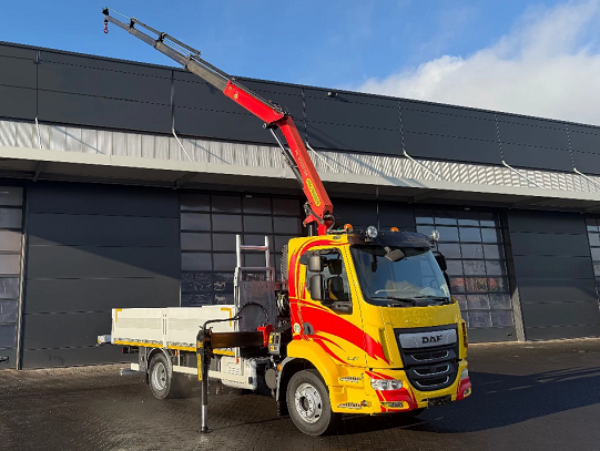 DAF LF290 - valník s hydraulickou rukou Palfinger - 2