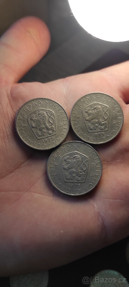 5 korun 1975 Patina 2 kusy volné - 2