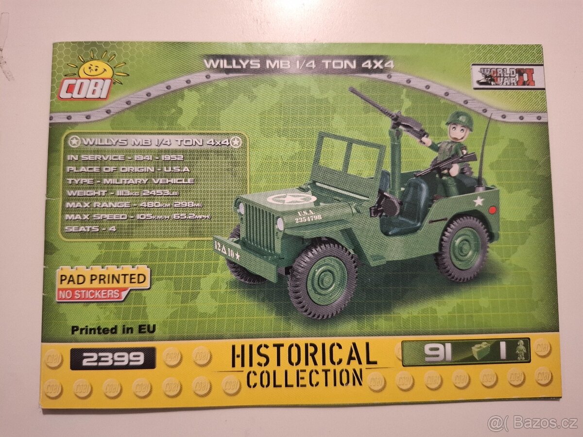 COBI 2399 Willys MB 1/4 Ton 4x4 - 2