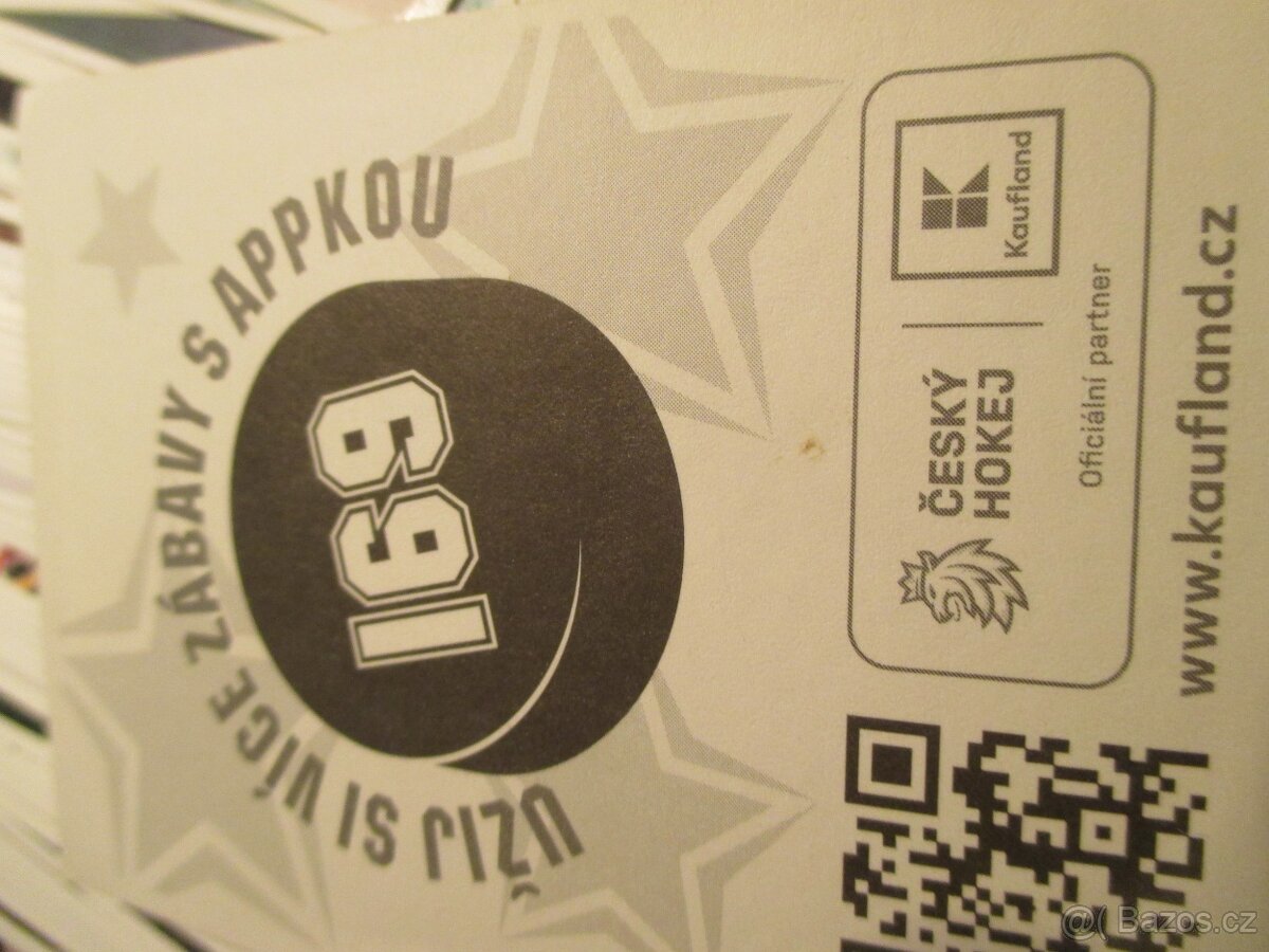 Hokejové samolepky - kartičky - 2