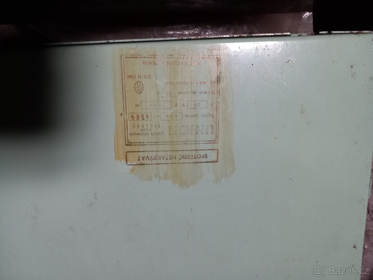 starý retro přímotop - 2