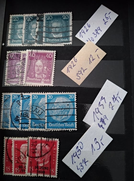 staré známky - 2