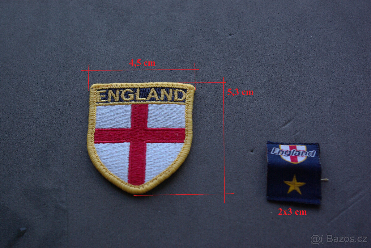 nášivka ENGLAND - 2