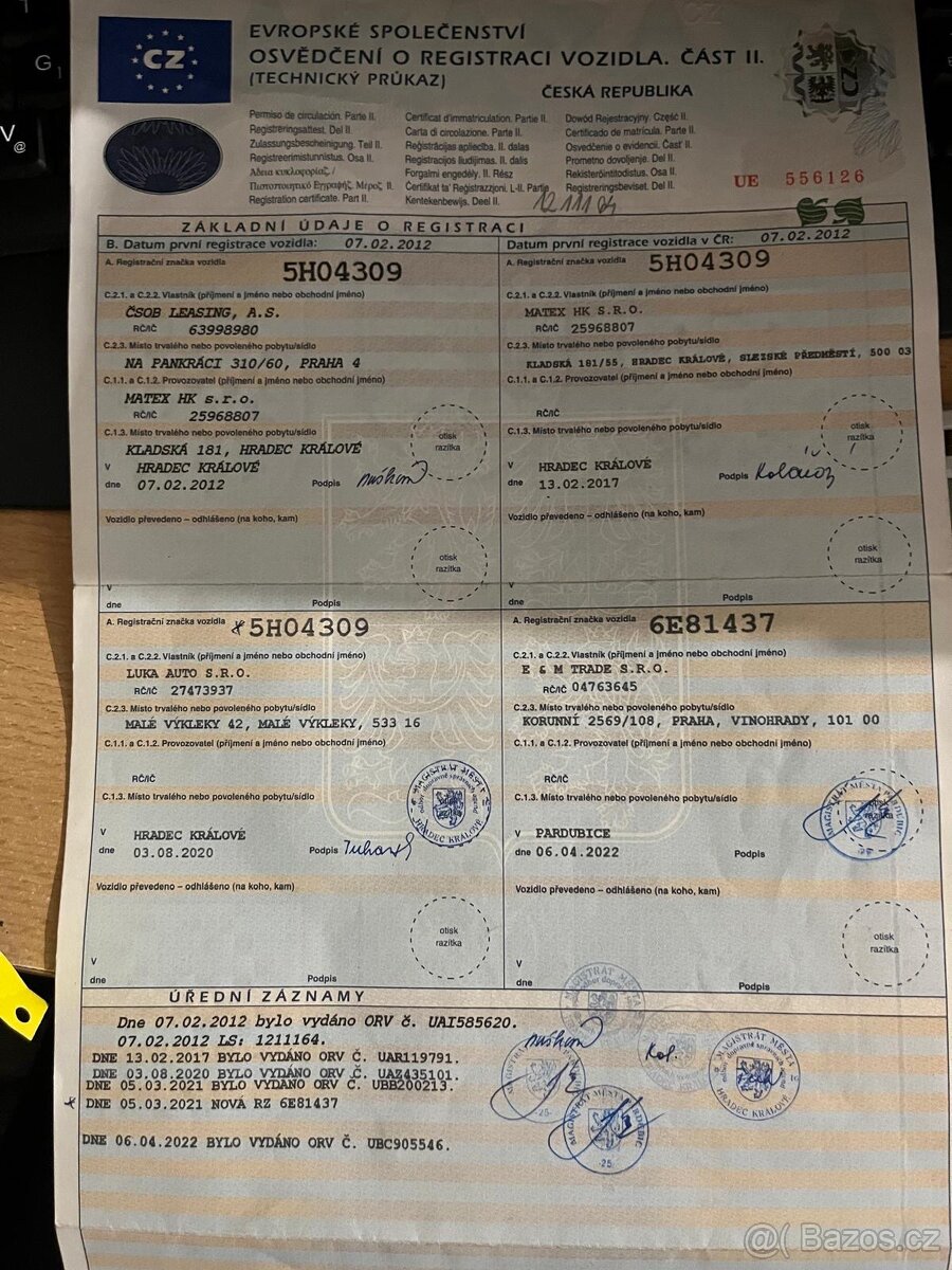 Užitkový vůz Citroen jumper 9míst - 2