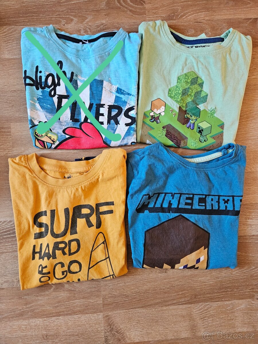 Tričko krátký rukáv 122/128 - 2