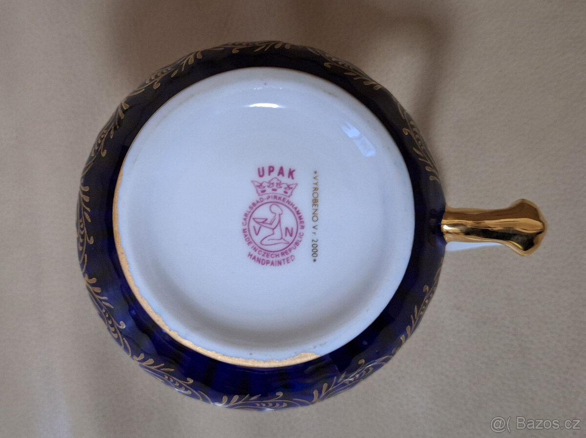 velký luxusní šálek Pirkenhammer-Březová - 2