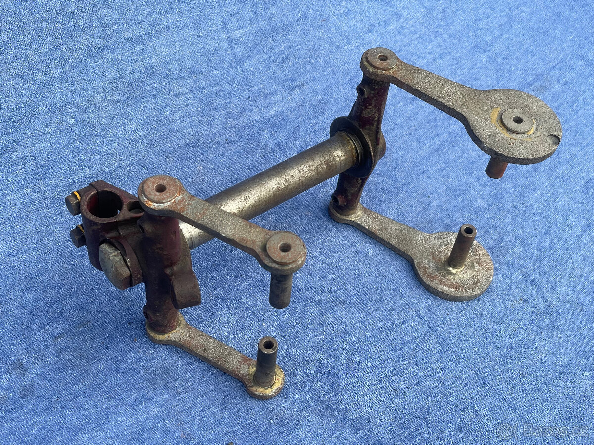 Jawa 250 SPECIÁL/FJ - Krk řízení / vahadla - 2