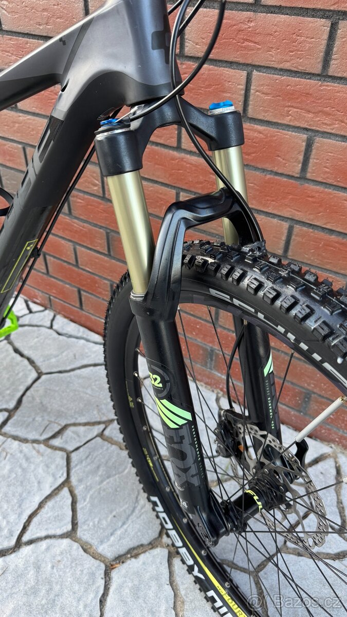 CUBE GTC SL CARBON, vel.S-M, komplet XT, FOX, PEVNÉ OSY - 2