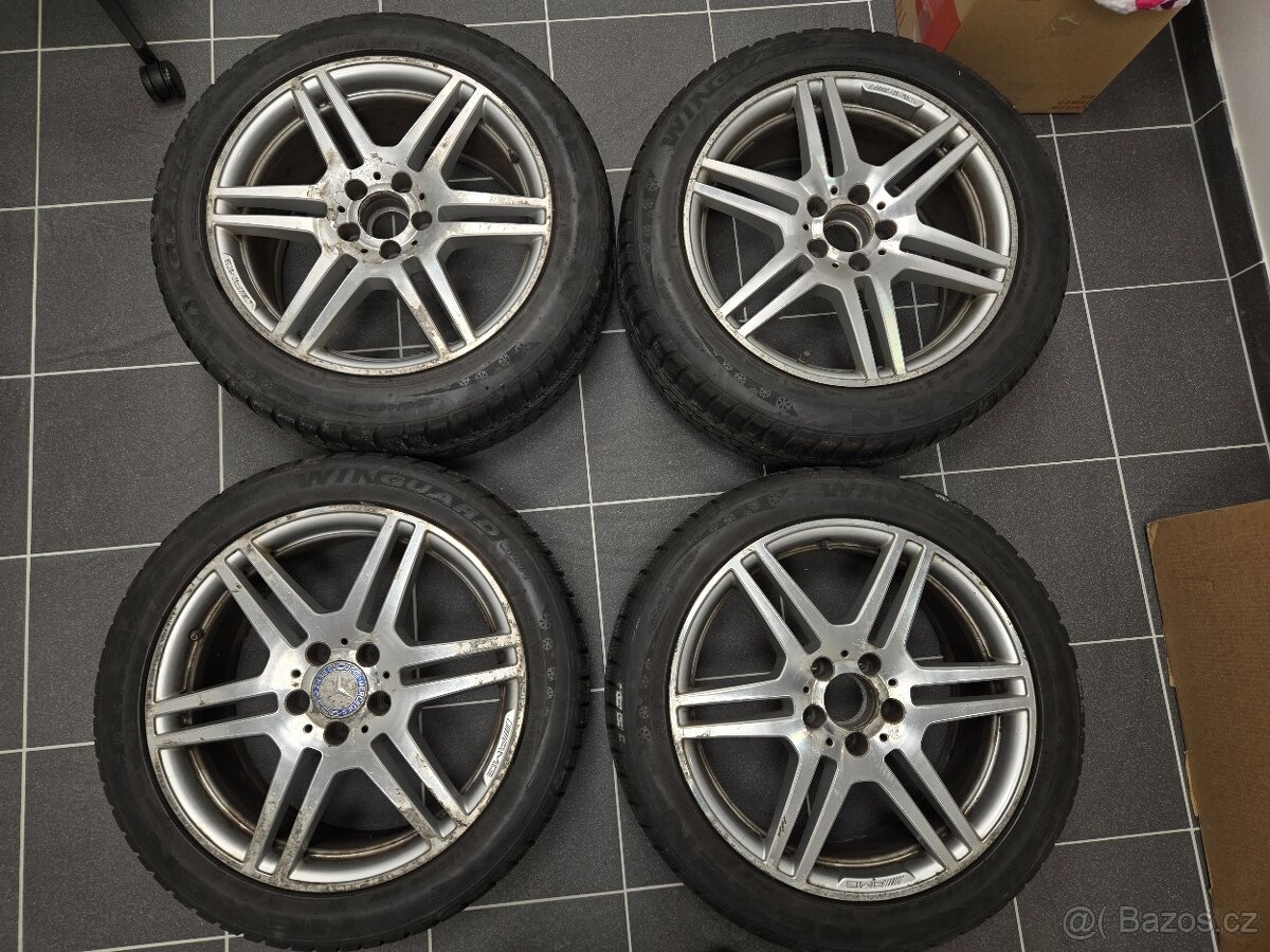 AMG kola R18, 5x112 dvojrozměr (W207, W212), zimní pneu - 2