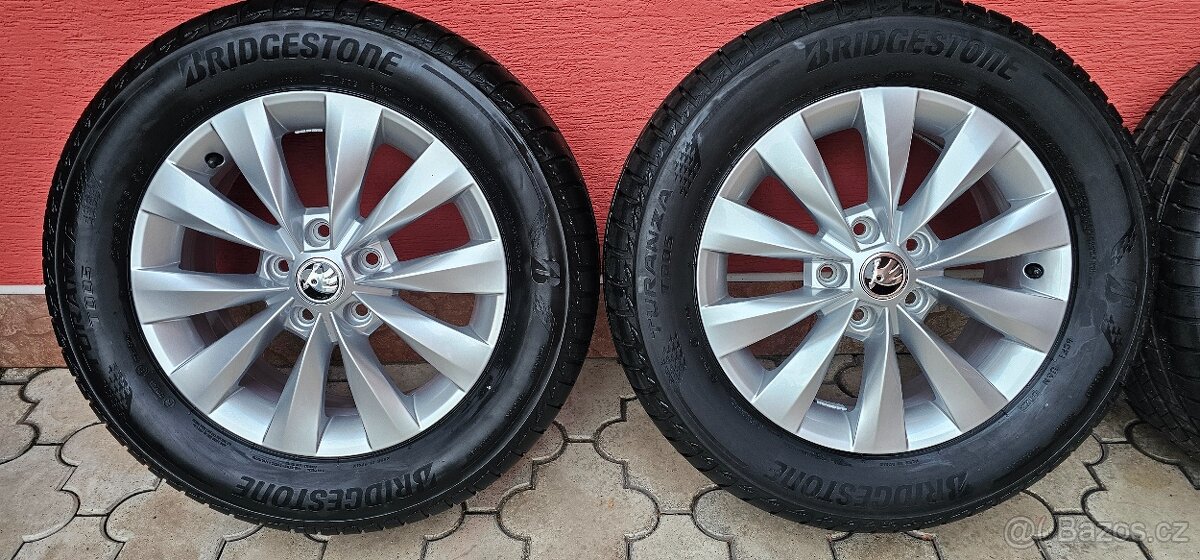Originál alu Škoda Karoq 5x112 215/60 R16 - letní 8mm - 2
