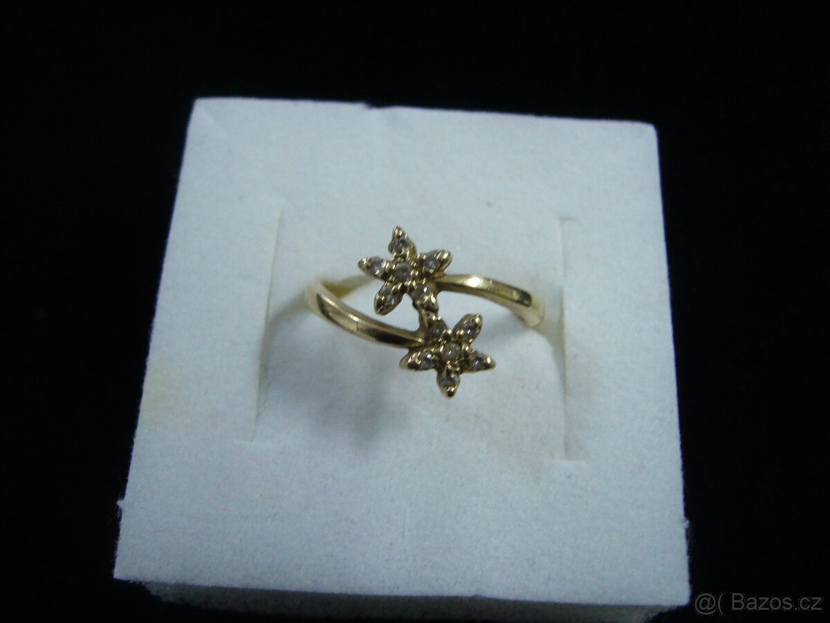 ZLATÝ PRSTEN-14K - 2