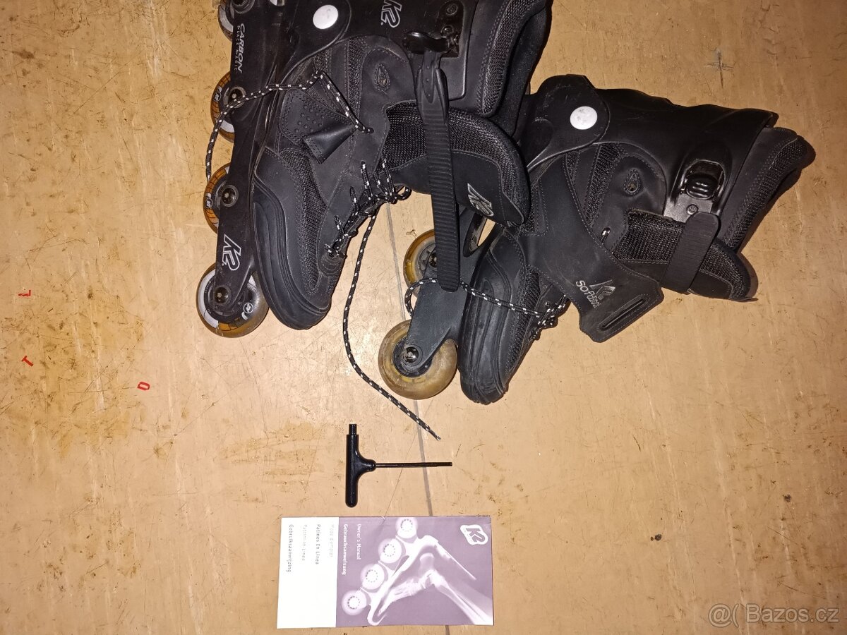 kolečkové brusle K2 Carbon Black Magic M - 2