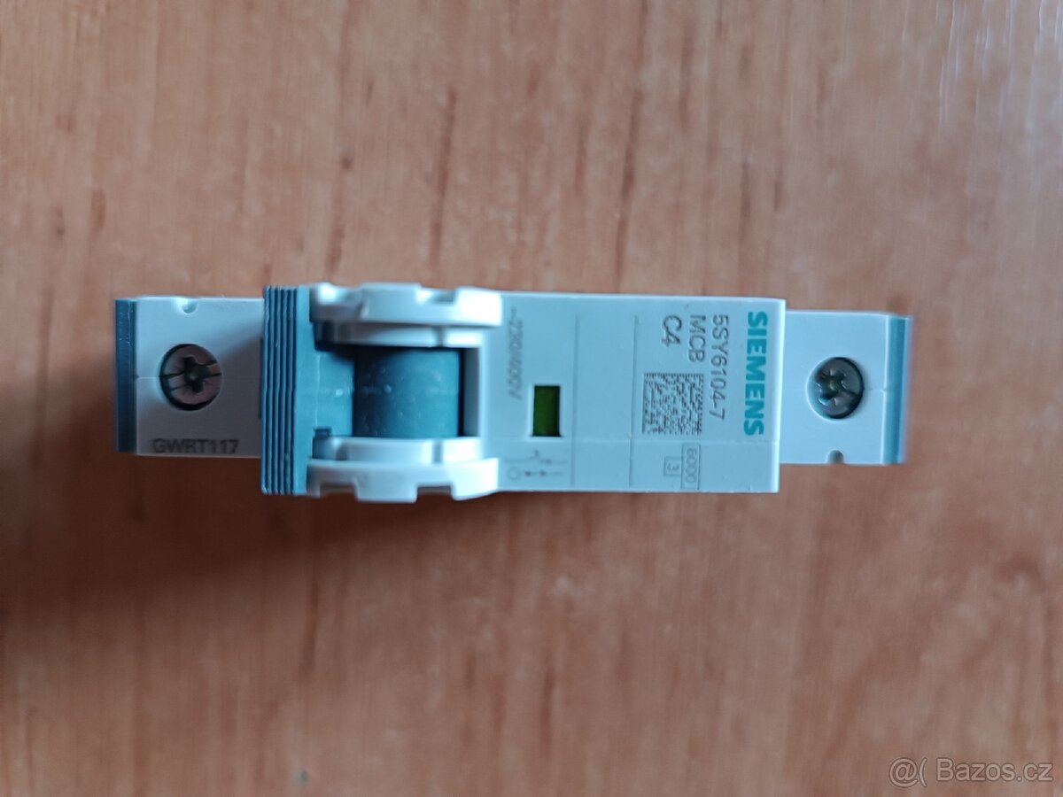 Jistič SIEMENS 5SY6104-7 jm.proud 4A - 2