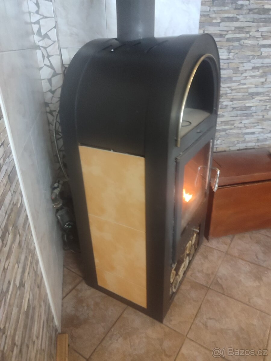 Krbová kamna s výměníkem - 2