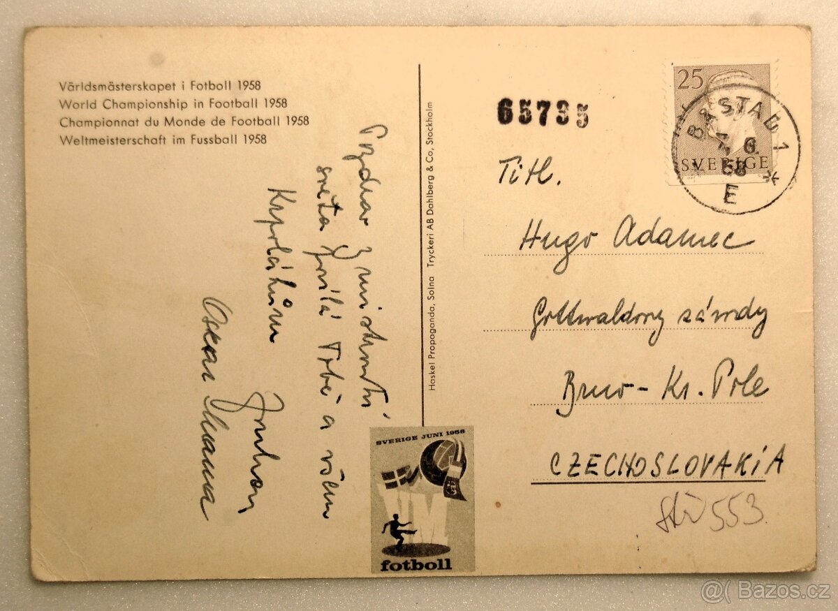 Mistrovství světa ve fotbale 1958 - 2