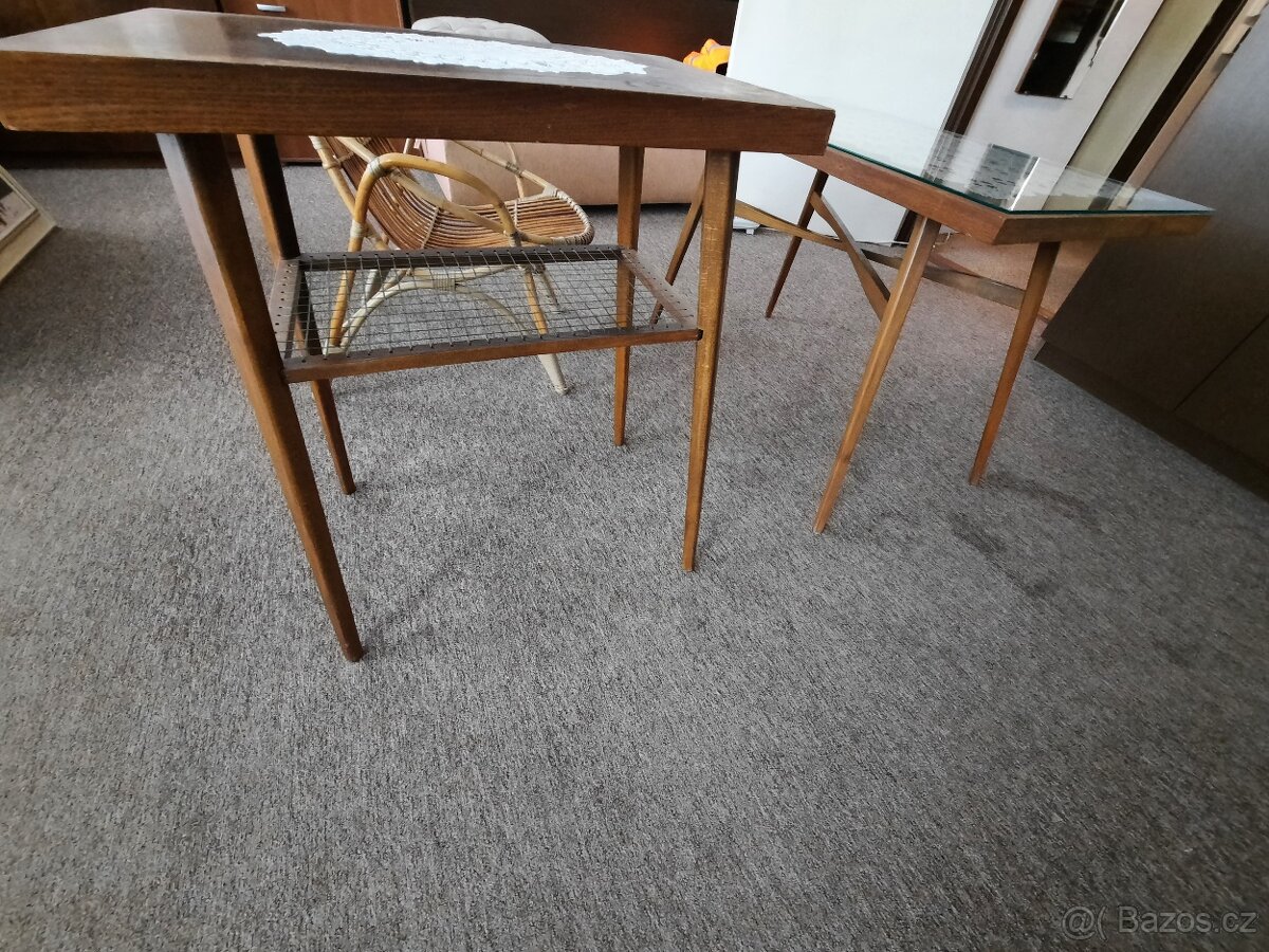 2 retro stolky - 2