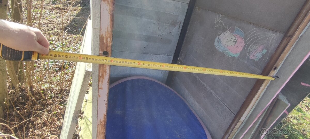 budka, kovová konstrukce + cetris - 2