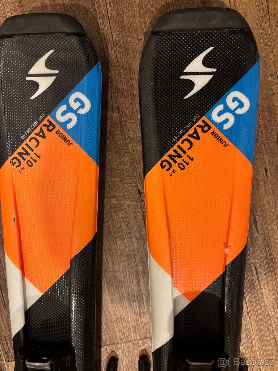 Dětské lyže 110cm+lyžáky - 2