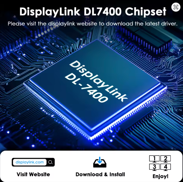 WAVLINK Quad 4K@120Hz/Dual 8K Universal Display Adapter - 2