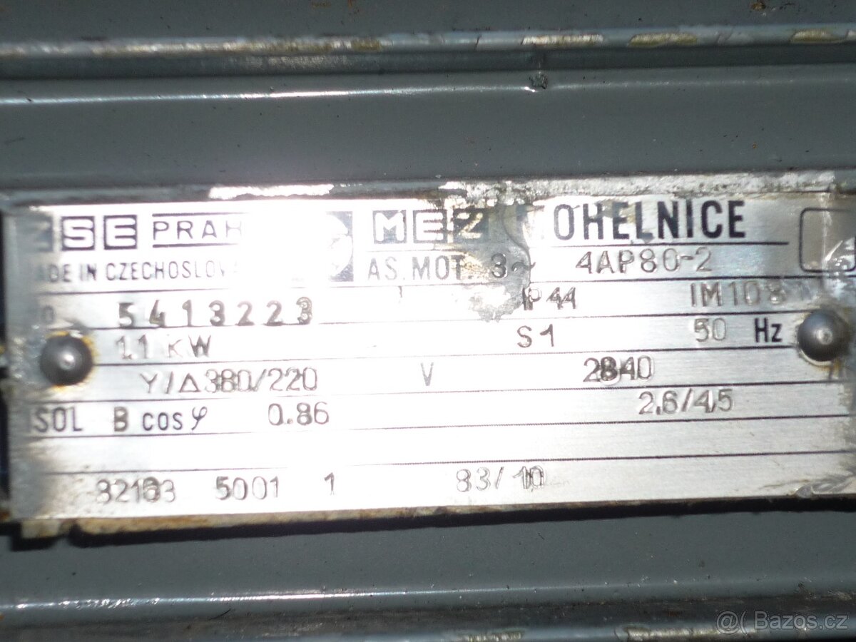 elektromotor 380V/1,1kw/2840ot. - 2