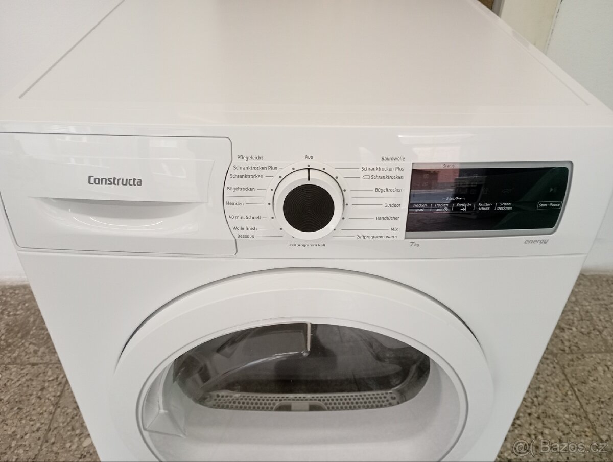 Sušička prádla s tepelným čerpadlem Constructa (Bosch) - 2