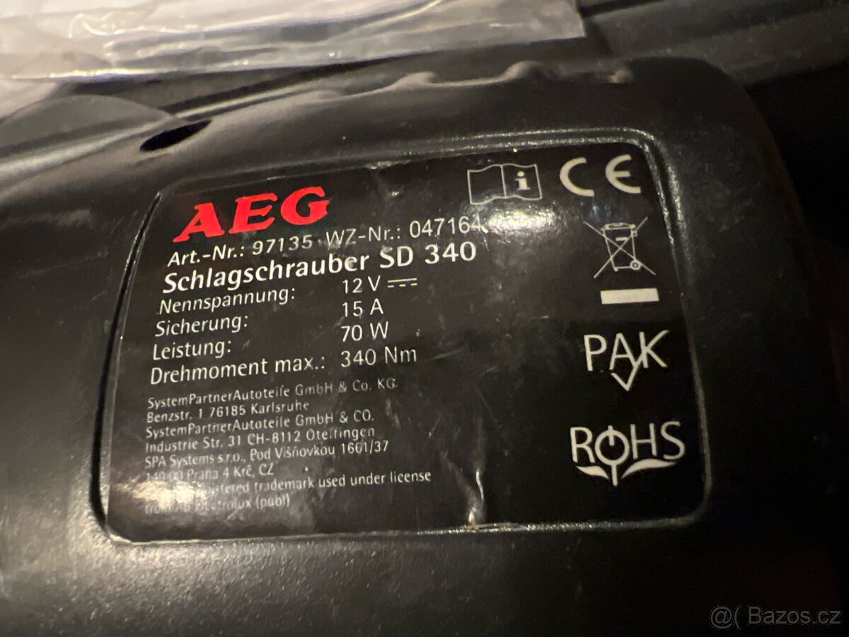 Utahovák na kola AEG SD340 - 2