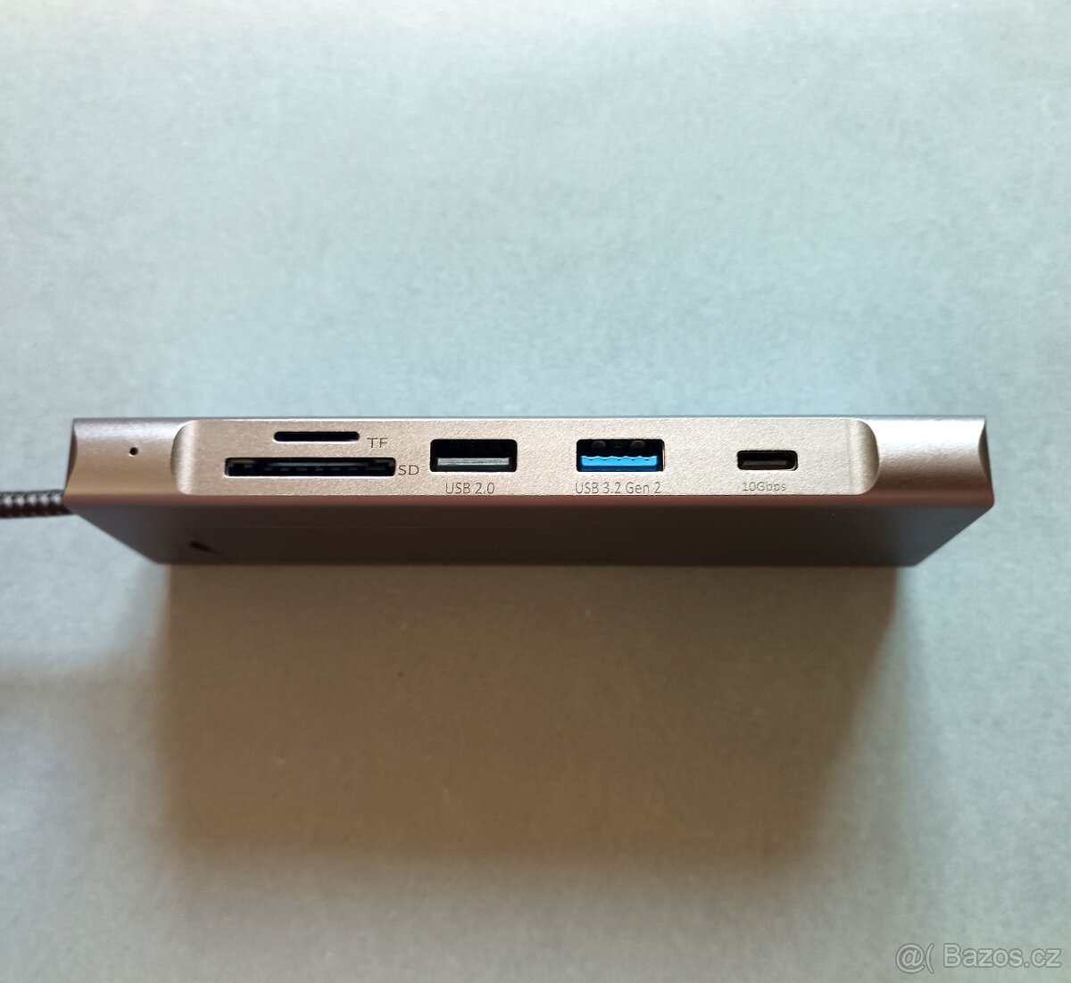 USB-C 100W PD M.2 NVMe dock SD/TF card reader USB 3.0 hub - 2