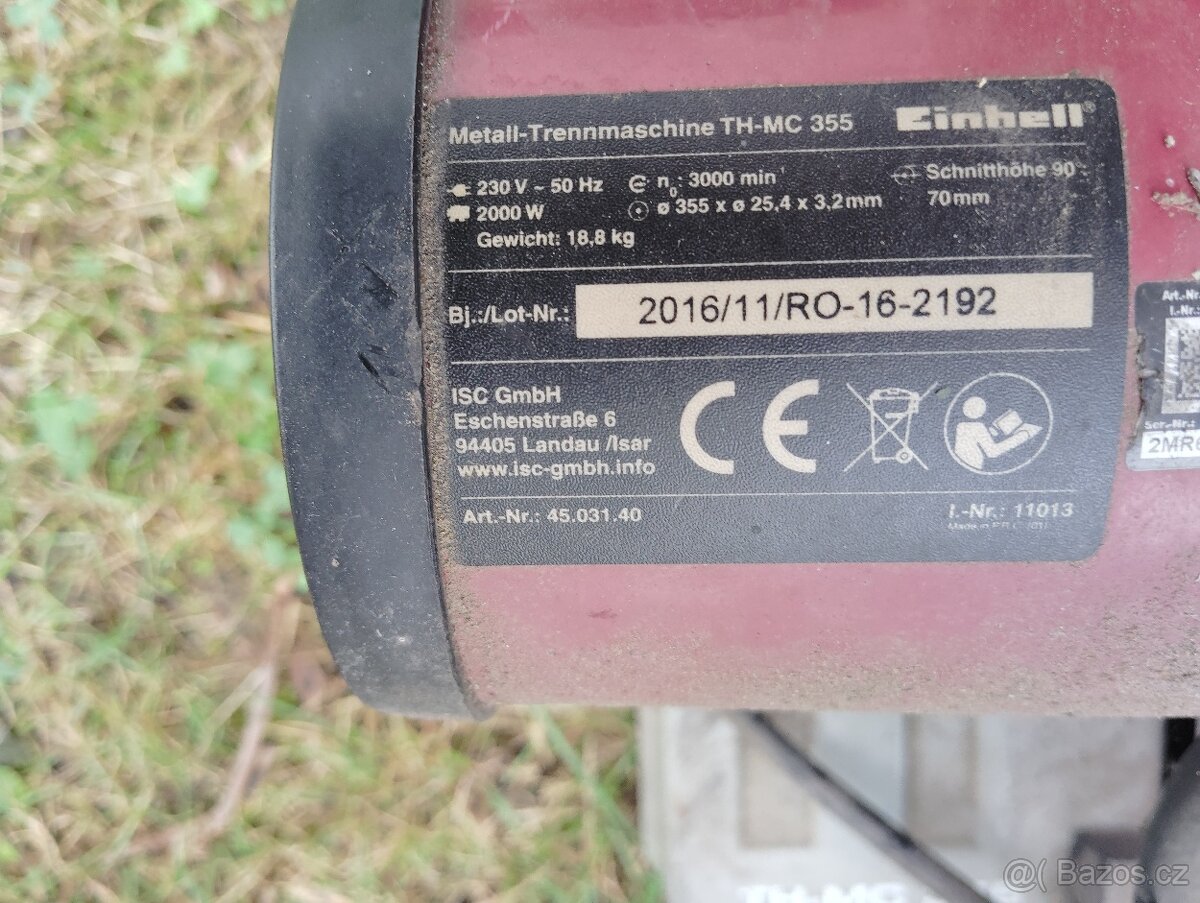 Pokosová pila Einhall TH-MC 355 - 2