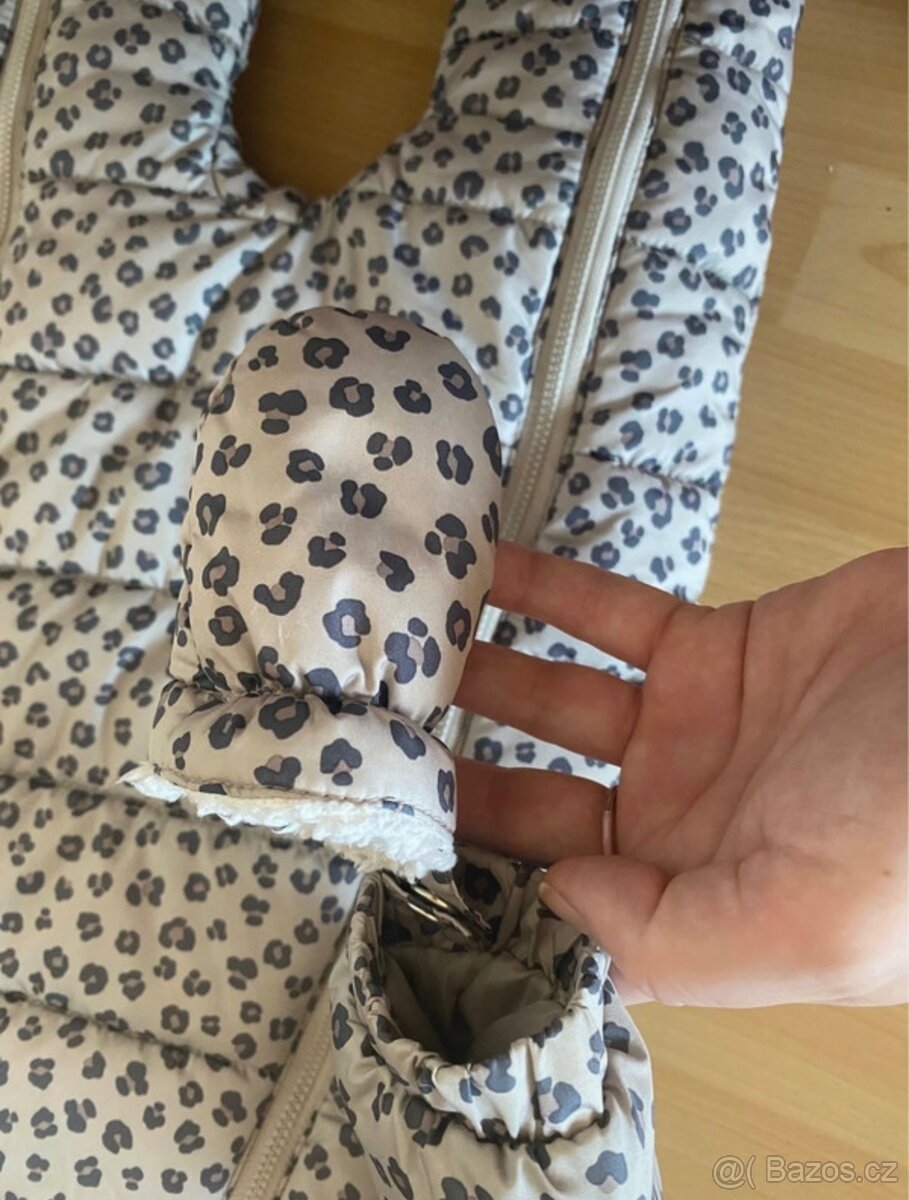 Fred Flo zimní kombinéza s leopardím motivem - 2