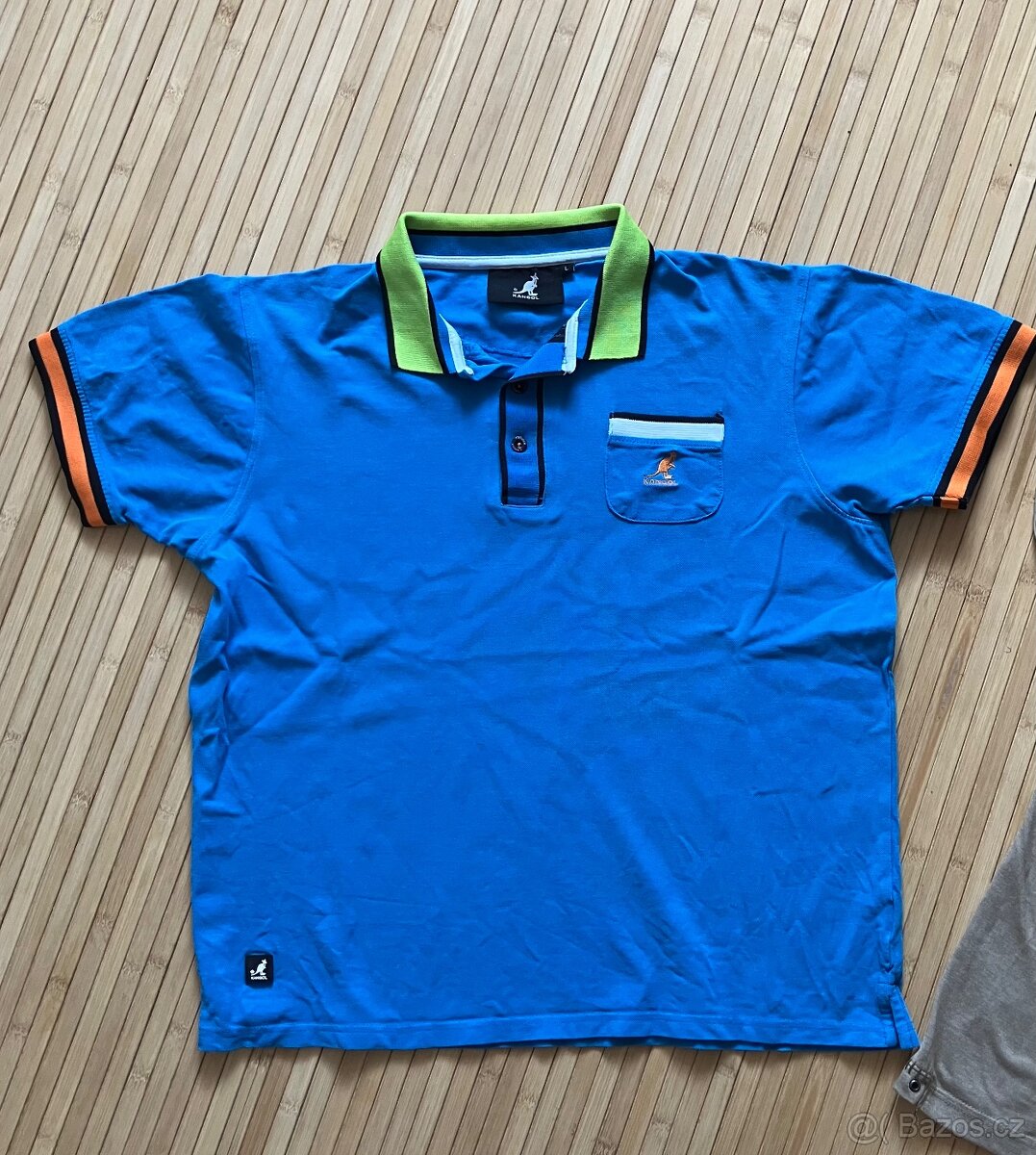 Set pánských triček Kangol a G-Star vel.L - 2