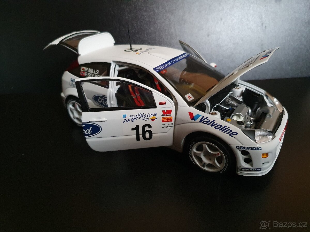 Ford Focus wrc 1:18 rally rarita Petter Solberg - 2