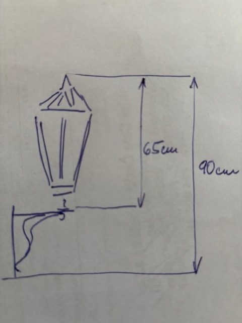 Lampy starožitné, venkovní - 2