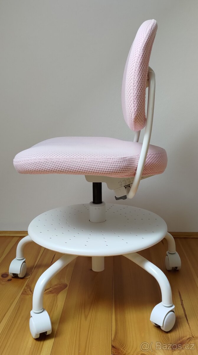 dětská židle IKEA Vimund růžová - 2