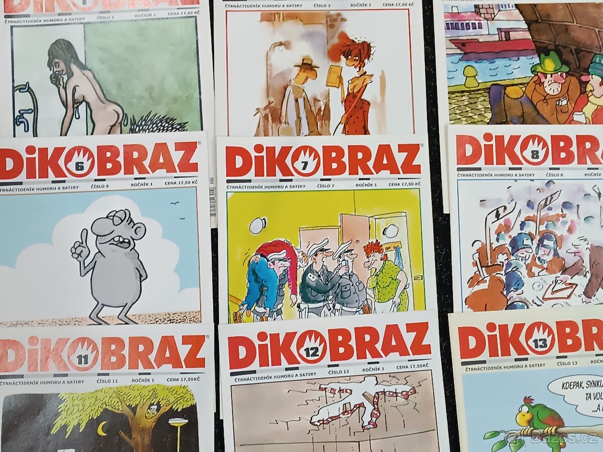 Časopisy Dikobraz v top stavu - 2