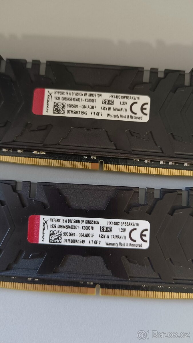 Kingston HyperX Predator RGB DDR4 16GB 4000MHz CL19 (2x8GB) - 2