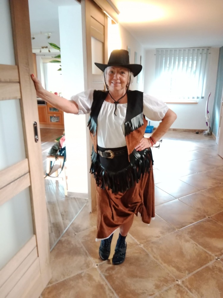 Westernový country dámský kostym - 2