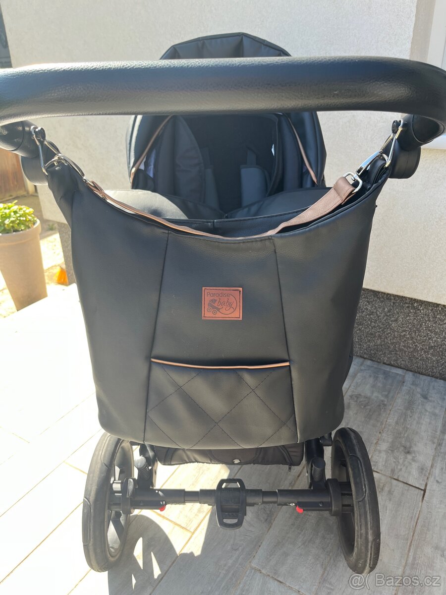 Kočárek Baby Paradise FX10 dvojkombinace + vajíčko + isofix - 2