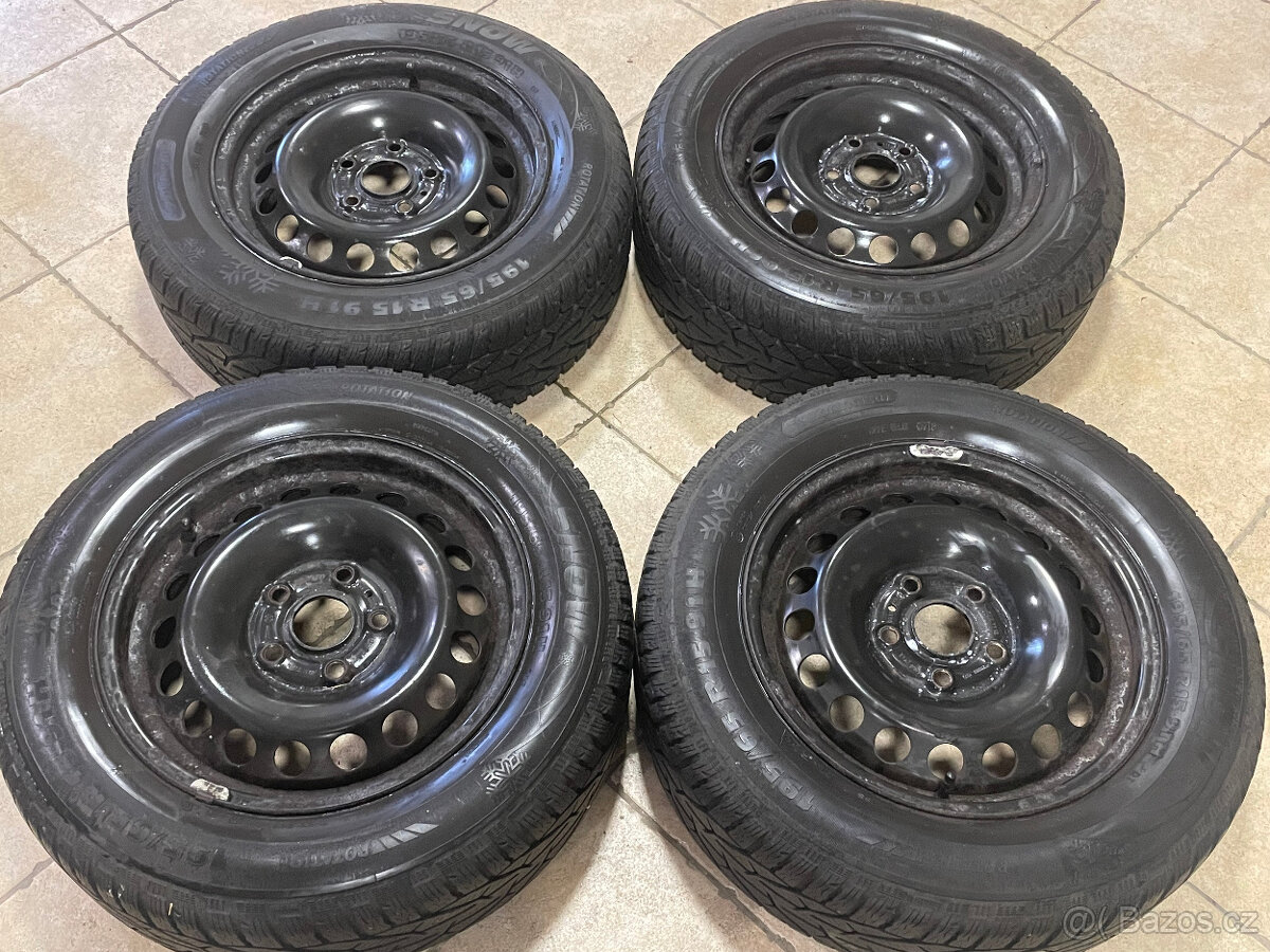 Zimní sada 5x112 et43 195/65 R15 Volkswagen/Škoda - - 2