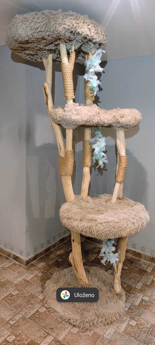 Kočičí strom škrabadlo odpočívadlo pro kočky - 2