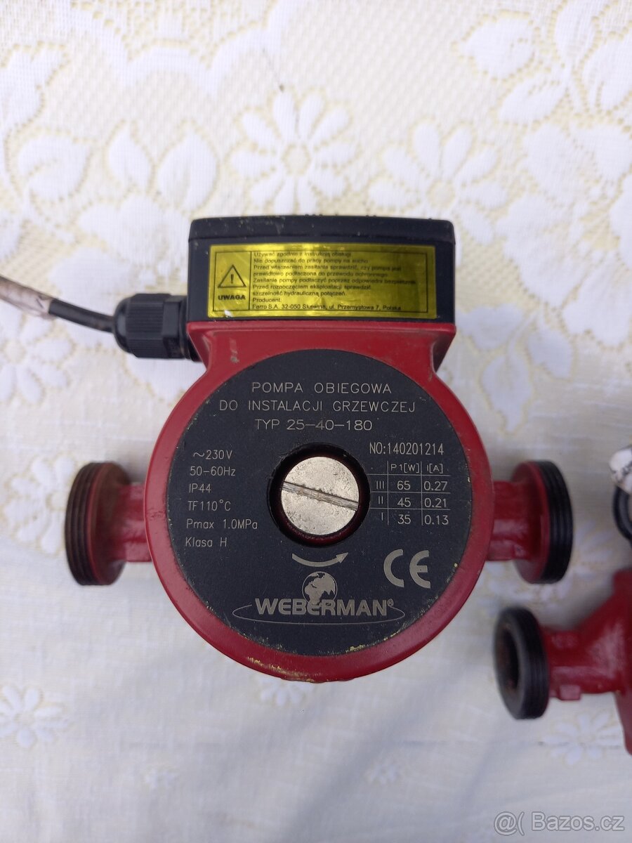 Oběhové čerpadlo Novaservis Weberma - 2