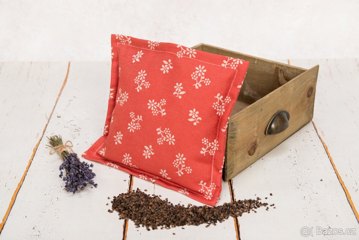 Nahřívací pohankový polštářek s levandulí - 2