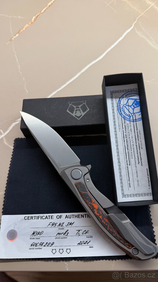 Shirogorov F95 NL 3M / M390 / MRBS / Ti & CF Mars Valley (20 - 2